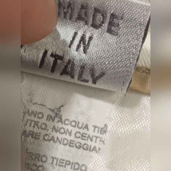 Gunex Off White Side Zip Closure Slim Leg Ankle Dress Pants Polyester SZ 6 - Picture 4 of 12